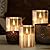 Glass Battery Operated LED Flameless Candles with Remote and Timer, Real Wax Candles Warm Color Flickering Light for Festival Wedding Home Party Decor(Pack of 3)-Gold