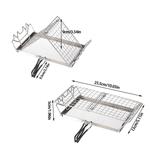 churrasco - Cesto para Grelhar em Aço Inoxidável,Acessórios cozinha multifuncionais para cozinhar le