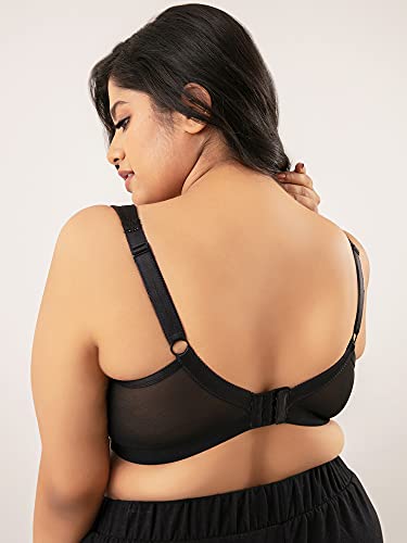 Image of NYKD NYB042 Wirefree Cotton Lined Lift Me Up Non-Padded Full Coverage Bra for Women