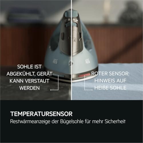 AEG Dampfbügeleisen 5000, 2400 W, 110 g Dampfstoß, Vertikaldampf, SI5-2-6OG – Ansicht 6