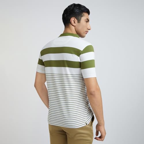Image of Park Avenue Men's Cotton Regular Fit T-Shirt