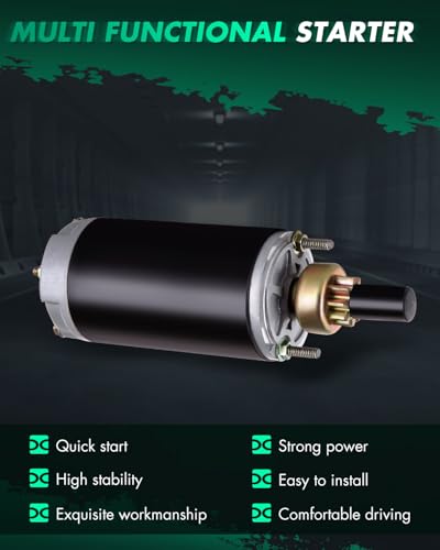 Image of SCITOO Starters New Compatible for Cub Cadet Tractors-Garden 2072 1987-1989 2082 1992-2000 for Toro Mowers-Fairway Groundsmaster 117 1985-1990 Mowers-Zero Turn 720-Z Tractor 1987 5774N SAB0026