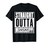 Photo Gallery mississippi - straight outta mississippi maglietta Photo Gallery mississippi - straight outta mississippi maglietta