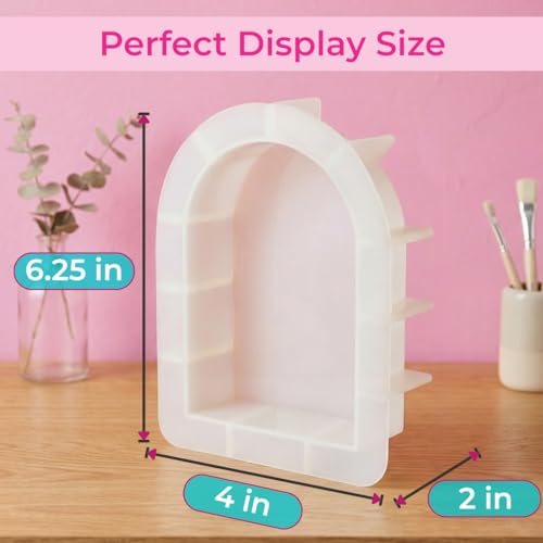 Image of Oytra Resin Art Mould Deep Oval Shape for Flower Preservation Silicone Mold DIY Art Craft Casting Home Decoration & Gift Making