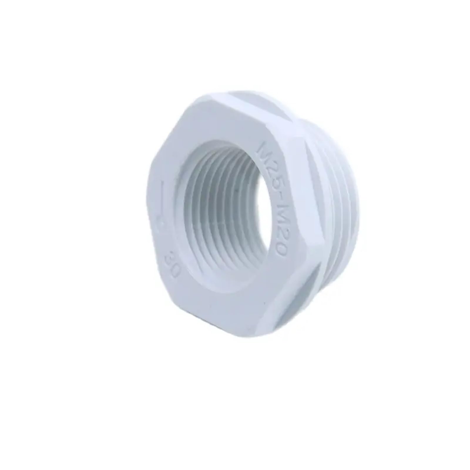 10 piezas de anillo reductor de nailon for conversión de rosca interna, rosca externa, conector de cobre, M25 a M20, junta de cambio de rosca métrica(M16 to M12 BK 10pcs)