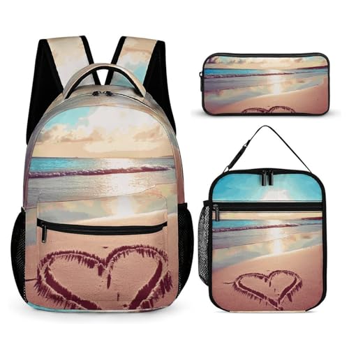 Sac à dos Love Beach de sport et voyage portable pour vos sorties et pique-niques