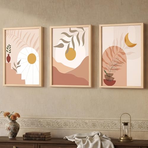 NoWorries Modern Art floral Wall Decor Framed Paintings for Livin...