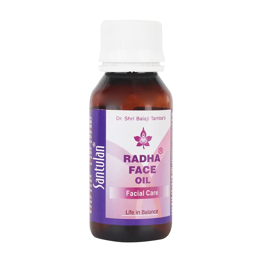 Santulan Ayurveda, Radha Face Oil-50Ml Each, (Pack Of 1), For Skin Care And Get Golden Oldie Herbs, Sukanthi Pills-1Gm