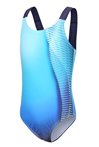 Image of Girls One Piece Swimsuits Halter Bathing Suits Summer Swimwear 3-16 Years