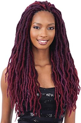 MULTI PACK DEALS! FreeTress Synthetic Hair Crochet Braids 2X Bo Loc 18" (6-PACK, 1B)