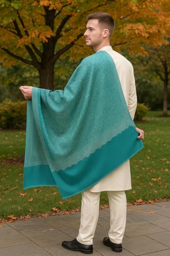 Image of Men's Kashmiri Wool Jamawar Shawl