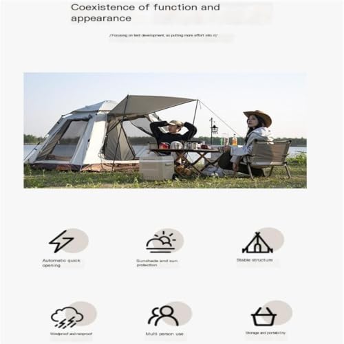 Carpa portátil automática ligera para camping 2 personas miniatura 5
