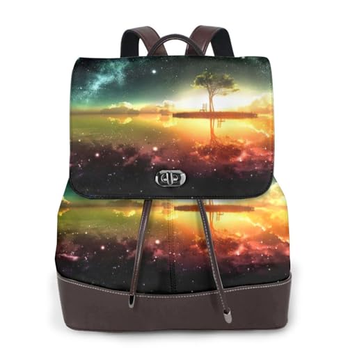 Sac à dos en cuir pour femme Anime Sky fini le sac à main lourd