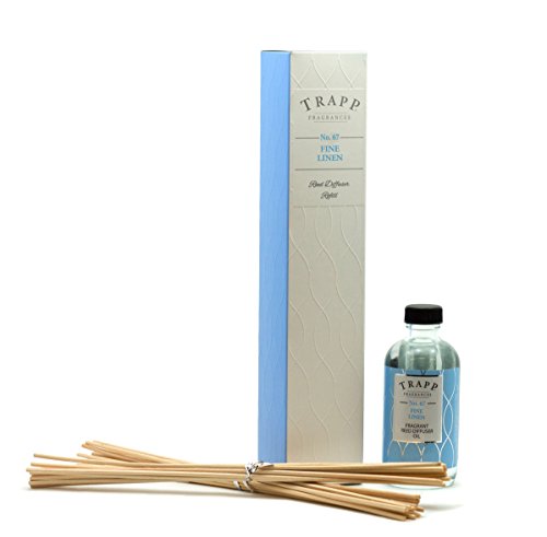 Trapp Candles 64467 Signature Home Collection Reed Diffuser Refill Kit, No. 67 Fine Linen