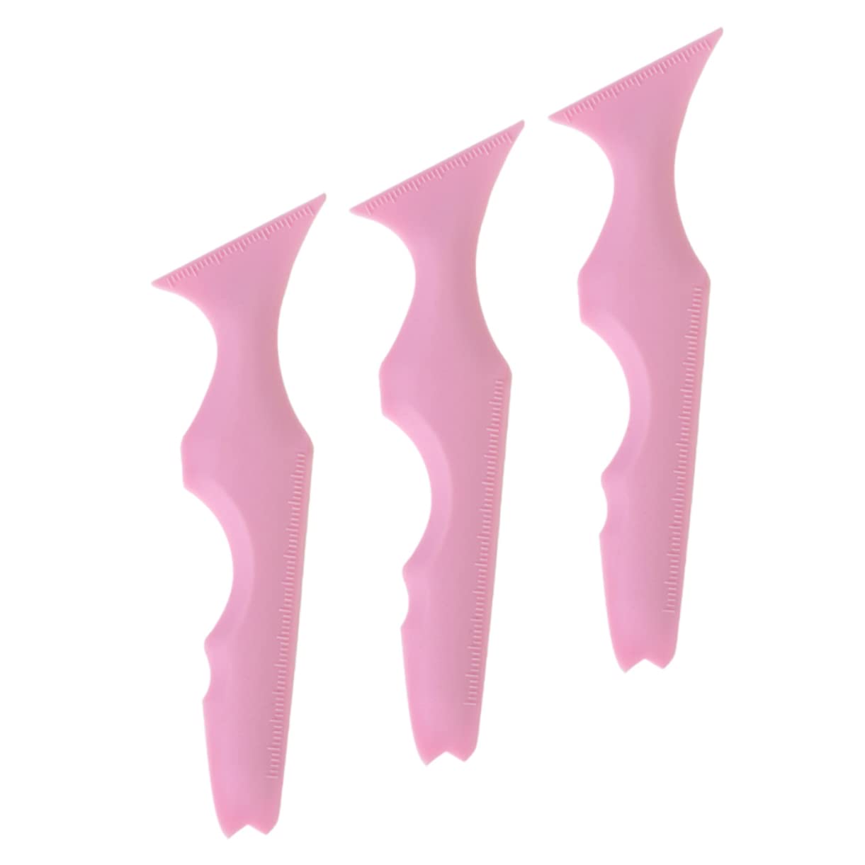 Healeved 6pezzi Stencil Silicone Per Eyeliner e Sopracciglia Strumenti Makeup Multifunzionali Per Donne e Ragazze Facilita La Creazione Ombretti e Per Speciali