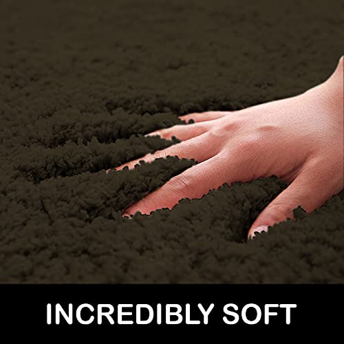 Image of Flooring India Co Newman Carpet 2500 GSM Super Soft Anti Skid Area Rugs for Home Decor, Bedroom (4x6 Feet, Arabic Coffee)
