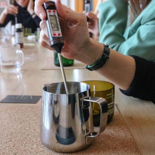 Image of Pouring Jug 300ML Stainless Steel Jar Frothing Mug for Multiple Uses for Candle Making Pouring Picthee Melting Pot Double Boiler Vessel