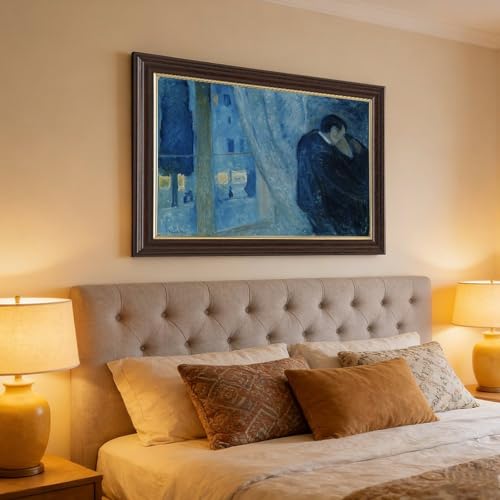 Impression sur toile Le Baiser de Munch : décoration murale pour bureau chic - 4