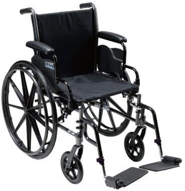 Drive Med 32024200 Wheelchair Cruiser LLL Lightweight Flip Back Detachable Desk Arm Mag 20 Inch 350 Lbs. K320dda-sf Box of 1 by Drive Med