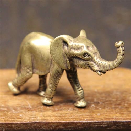 Exquisite Bronze Elephant Statue - Pure Copper Feng Shui Decor for Home & Office - Image 7