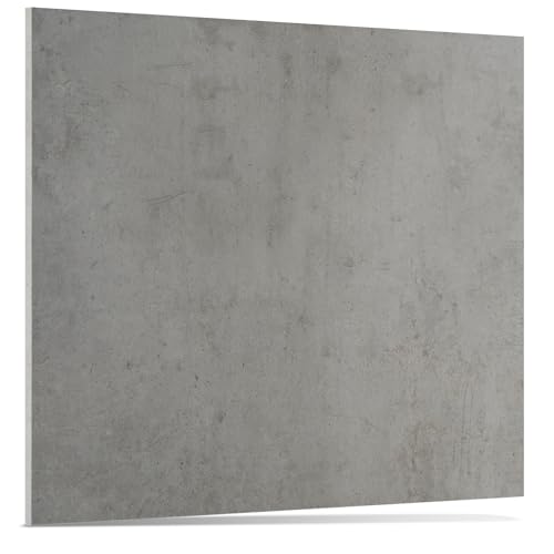 Prima Renovierungs-Systeme Panneau avant de lave-vaisselle [60 et 45] en 10 couleurs – Pour lave-vaisselle entièrement intégré et partiellement intégré (béton foncé, 715 x 594 mm)