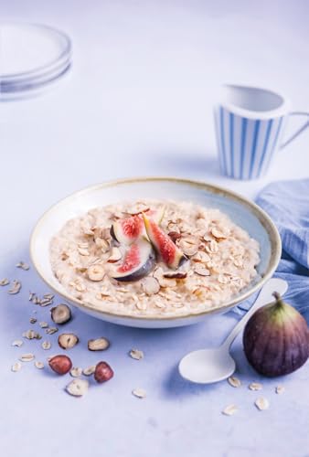 RUF Porridge Classic, gesunder Frühstück-Snack aus Vollkorn-Haferflocken, besonders lecker mit frischen Früchten oder Nüssen, Vorratspackung, 1 x 400g