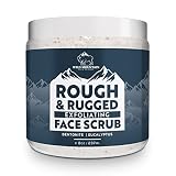 Wild Mountain Rough & Rugged Face Scrub - Micodermabrasion Mens Facial Scrub, Face Scrub Exfoliating