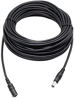 2.1x5.5mm DC 12V 10M(30FT) Power Extension Cable for Security Cameras