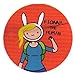 Adventure Time, Fionna The Human Red, 1.25” X 1.25” - Button bouton - Button bouton Made From Heavy Duty Materials