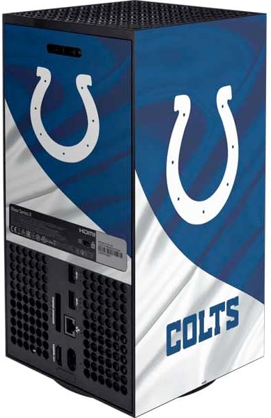 Skinit Decal Gaming Skin Compatible with Xbox Series X Bundle - Officially Licensed NFL Indianapolis Colts Design