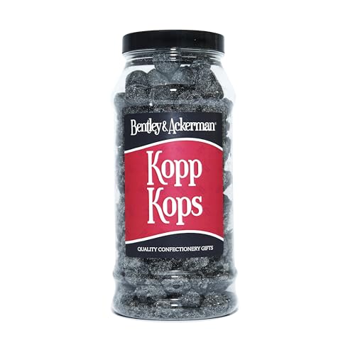 Kopp Kops Sweets - (640g) Original Retro Kopp Kops Sweets Gift Jar By Bentley & Ackerman's Sweet Shop.
