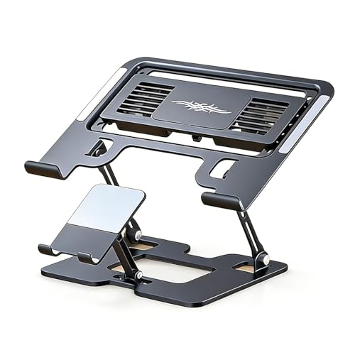 Soporte refrigerante ajustable para laptop 2 en 1 miniatura 1