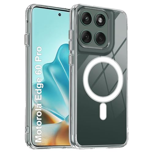 Image of Zapcase Back Case Cover for Motorola Edge 60 Pro | Compatible for Motorola Edge 60 Pro Back Cover | Compatible with MagSafe | Scratch-Resistant Back Cover | Clear