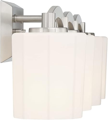 Miniatura 5 de Savoy House 8-7710-4-SN Whitney - Lámpara de tocador de baño de 4 luces en níquel satinado (8 pulgadas de alto x 33 pulgadas de ancho)