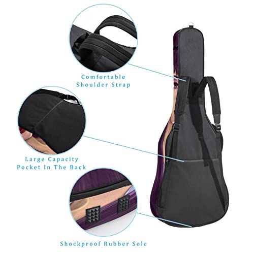 Étui de protection rembourré pour guitare acoustique classique Motif lettres graffiti, Multicolore 08, 42.9×16.9×4.7 in… - Les Beatles, Paul McCartney, John Lennon, RIngo Starr, George Harrison Étui de protection rembourré pour guitare acoustique classique Motif lettres graffiti, Multicolore 08, 42.9x16.9x4.7 in… – Image 4