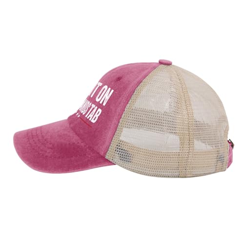 Image of Put It On My Husbands Tab Hat for Mens Funny Ball Cap Men AllBlack Ball Cap Vintage Unique Gifts for Cooks