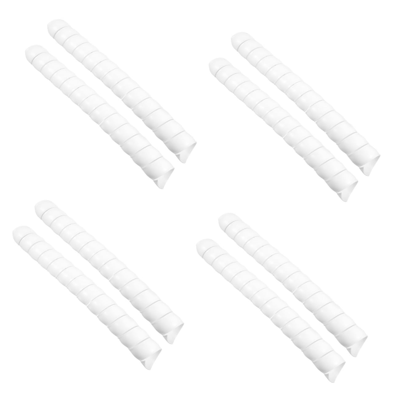 OUNONA 8pièces pour Arbres Plastique Enveloppe Spiralée pour Tronc Arbre Les Morsures Animaux