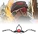 Aymzbd Helmet Adjuster Retention System Helmet Fixed Headlock Easy to Install Helmet Adjustable Strap for Mountaineering Skating, B