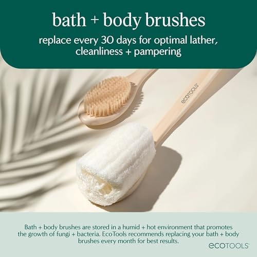 EcoTools Dry Body Brush for Dry Brushing, Smooth Skin, 1 Count - 5