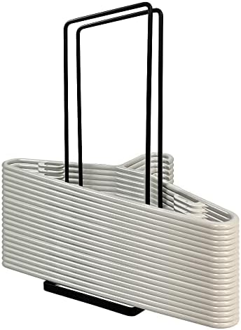 Hanger Organizer Rack Hanger Stacker Holds up 110 Wire Clothes Hangers for Laundry Room Closet Space Saving,Hanger Rack Storage is Especially Suitable for Adults and Baby Standard Velvet Hangers