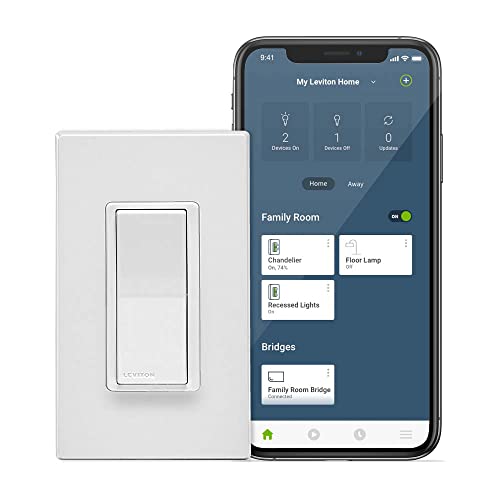 Leviton No-Neutral Decora Smart Switch main view