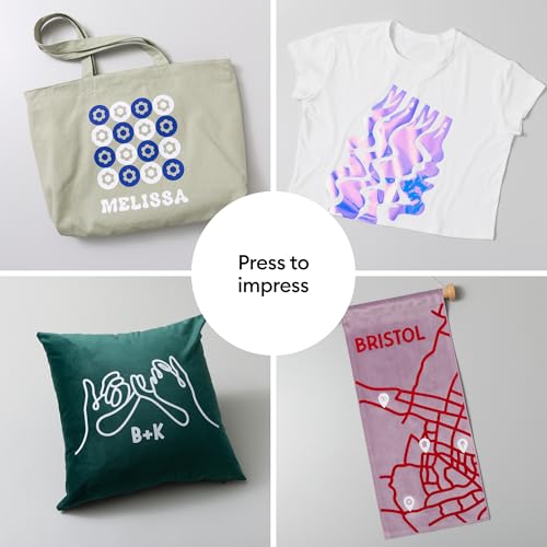 Cricut EasyPress® SE – 12 in x 10 in Heat Press + Cricut EasyPress Mat, 12 in x 12 in - Heat Transfer Machine for T-Shirts, Sweatshirts, Blankets, Pillows, & More - Easy to Use - Blue by Cricut - Image 9
