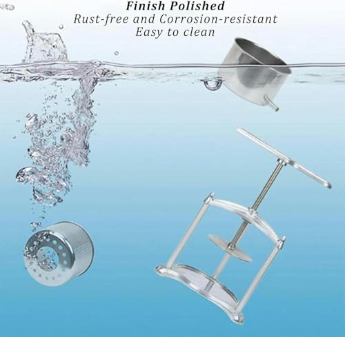 Presse-fruit manuel inox extracteur de jus de pomme et raisin