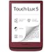 Produktbild PocketBook e-Book Reader 'Touch Lux 5' (8 GB Speicher, 15,24 cm (6 Zoll) E-Ink Carta Display, SMARTlight, Wi-Fi) RubyRed