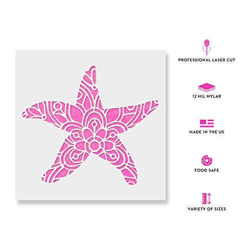 Starfish Stencil - Reusable Stencils For Painting - Create Diy Starfish Crafts And Projects #TOP1