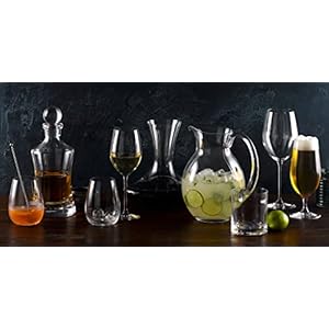 Marquis by waterford personalized moments wine decanter set includes custom engraved crystal wine decanter with four stemless wine glasses for red wine gifts for wine lovers  urban country home decor