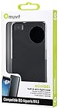 Hecha de TPU Muvit Minigel - Funda para bq Aquaris M4.5, color negro