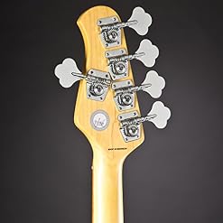 Sterling by Music Man StingRay RAY5 Trans Blue Satin – Basses électriques 5 cordes - Les Beatles, Paul McCartney, John Lennon, RIngo Starr, George Harrison Sterling by Music Man StingRay RAY5 Trans Blue Satin - Basses électriques 5 cordes – Image 5