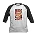 CafePress Transformers Comic Kids Baseball Tee Kids Cotton Baseball Jersey, 3/4 Raglan Sleeve Shirt Black/White