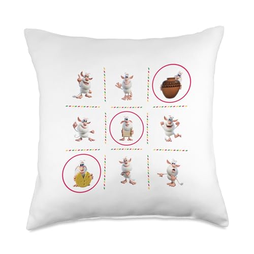 Tic-Tac-Toe Booba Throw Pillow